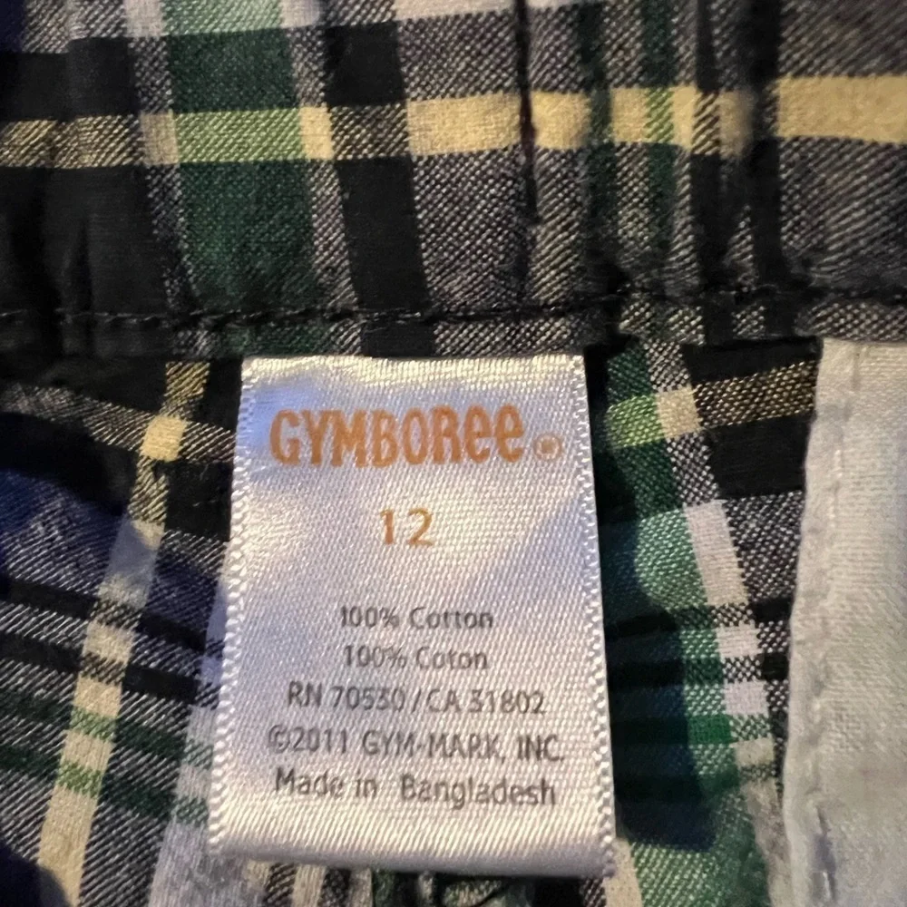 Gymboree plaided boy